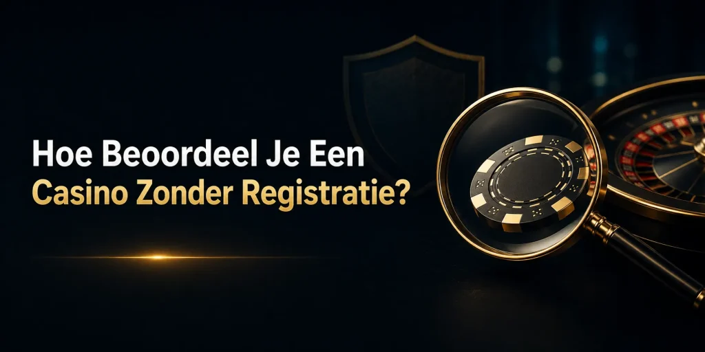 Hoe Beoordeel Je Een Casino Zonder Registratie