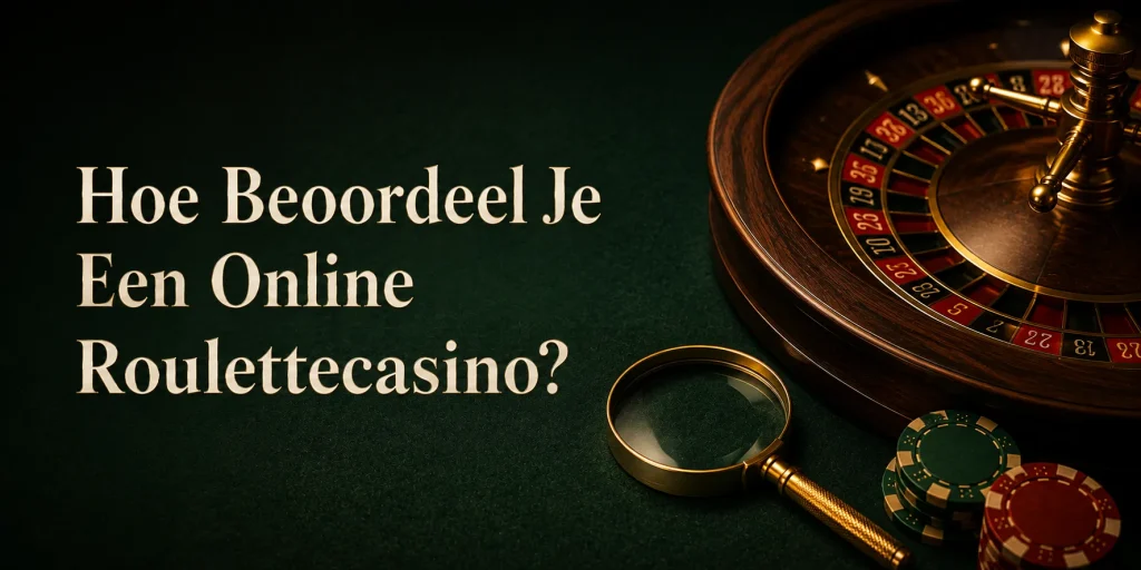 Hoe Beoordeel Je Een Online Roulettecasino