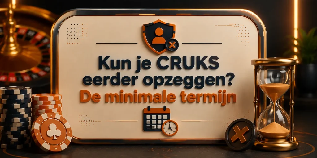 Kun je CRUKS eerder opzeggen De minimale termijn