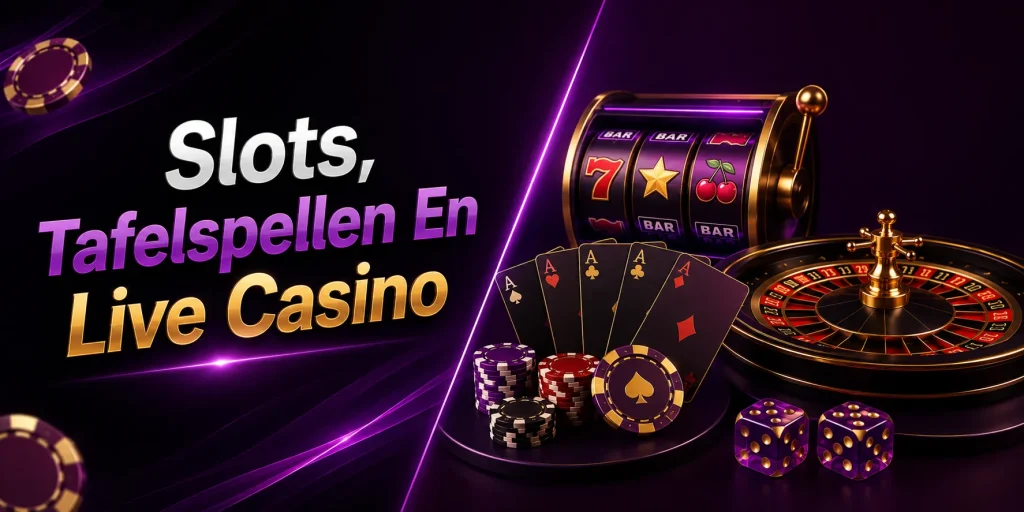 Slots, Tafelspellen En Live Casino