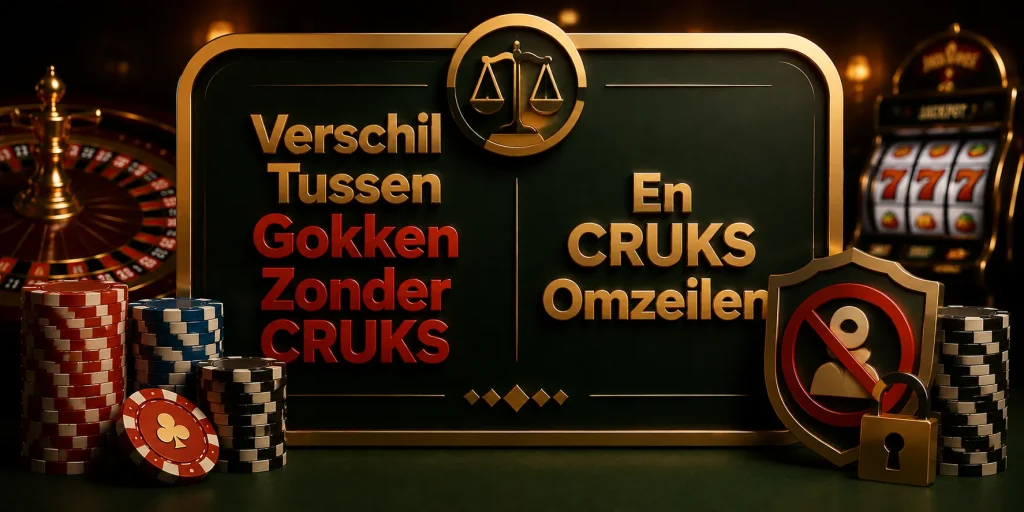 Verschil Tussen Gokken Zonder CRUKS En CRUKS Omzeilen