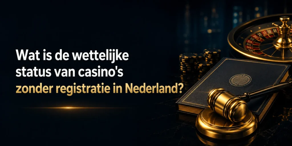Wat is de wettelijke status van casino's zonder registratie in Nederland
