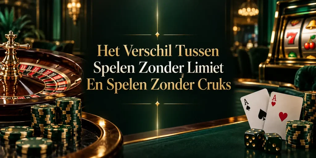 Het Verschil Tussen Spelen Zonder Limiet En Spelen Zonder Cruks
