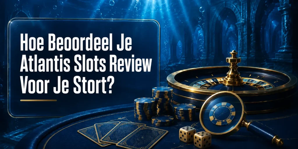 Hoe Beoordeel Je Atlantis Slots Review Voor Je Stort