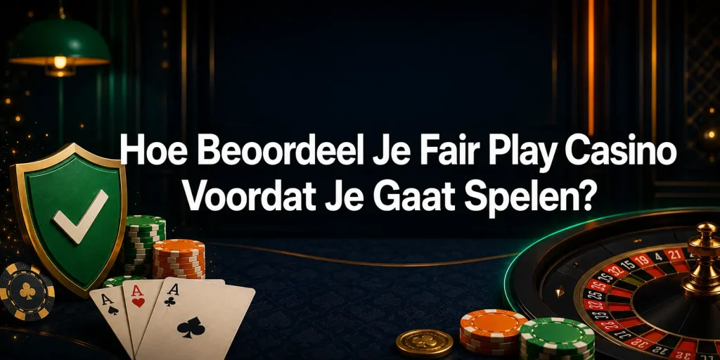Hoe Beoordeel Je Fair Play Casino Voordat Je Gaat Spelen?